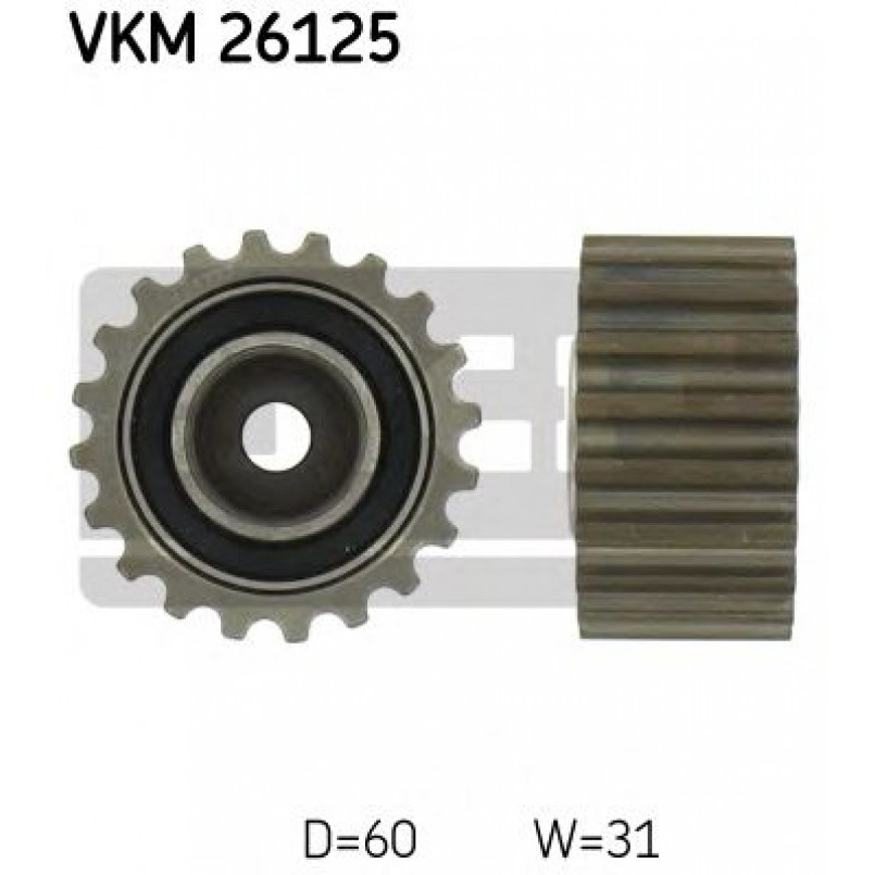 VKM 26125 SKF Ролик модуля натягувача ременя